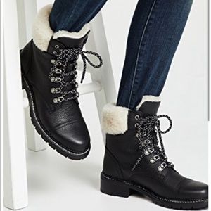 Frye Samantha hiker combat boots